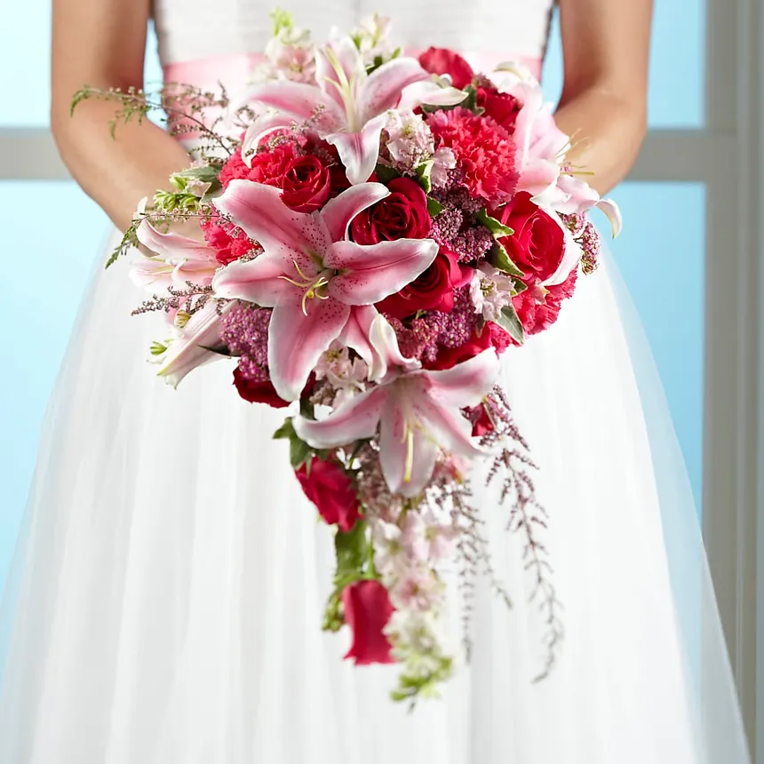 Buy Rose and Lily Bouquet - Flower | eSadabahar